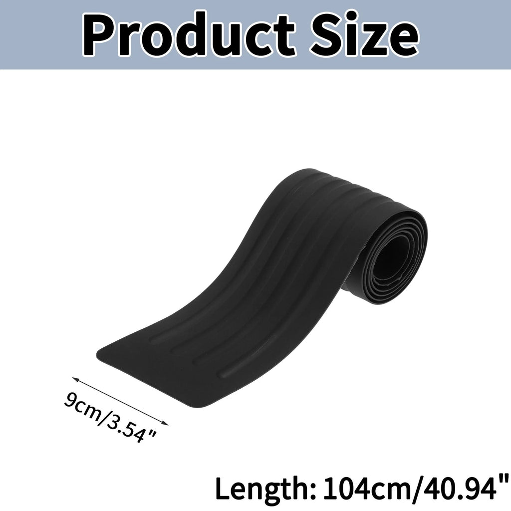 Rear Bumper Edge Guard for - 104cm Black 1pc