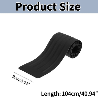 Rear Bumper Edge Guard for - 104cm Black 1pc