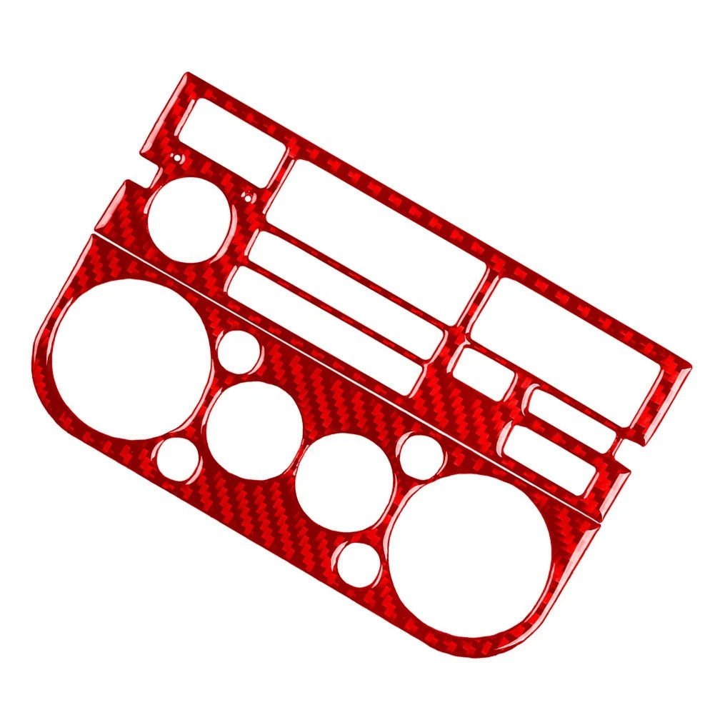 Red Radio AC Climate Control Panel Cover Trim for BMW 3 Series E36 (1994–1996)