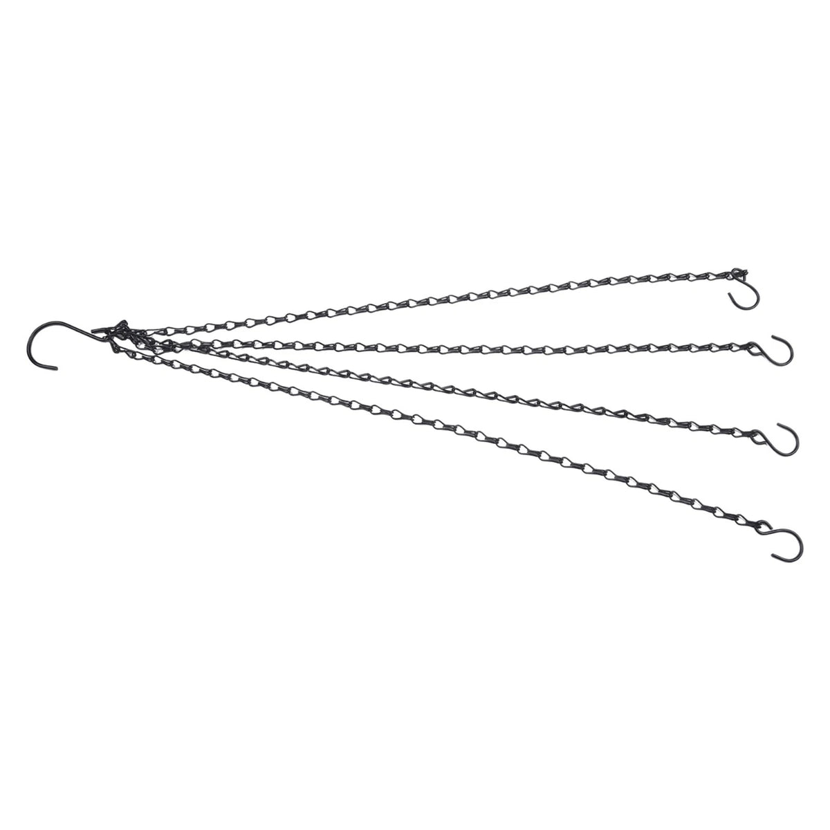 Set of 4 Hanging Basket Chains 23.5" Long for Flower Pots