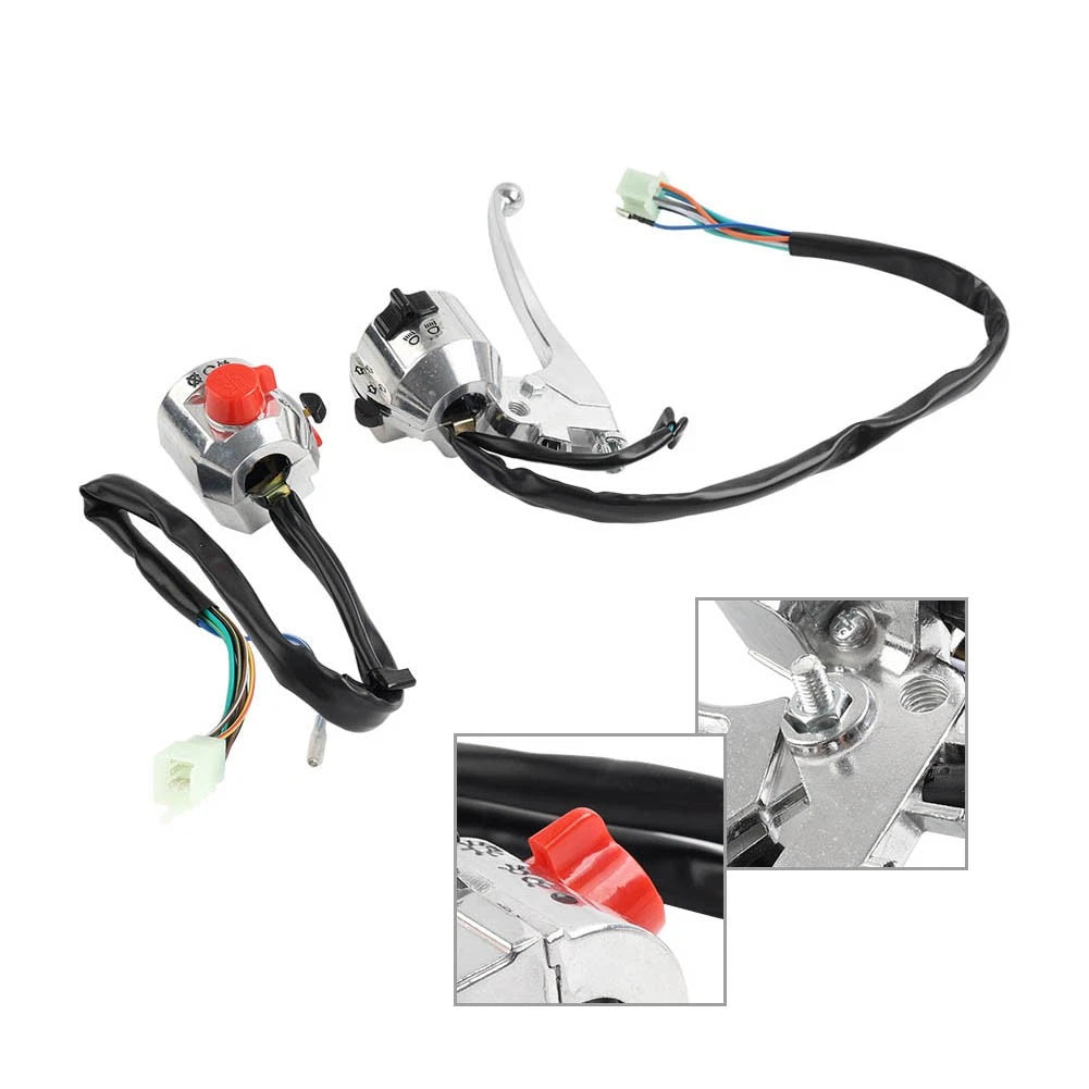 Handlebar Lever Switch Set for Honda CB125S (1973–1976) CT90 XL350