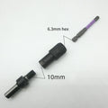 6.35mm Hex Quick Release Conversion Adapter for M10 Thread Angle Grinders