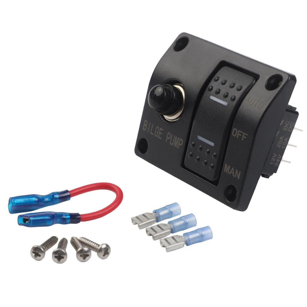 3 Way Bilge Pumps Control Panel for Convenient Water Management