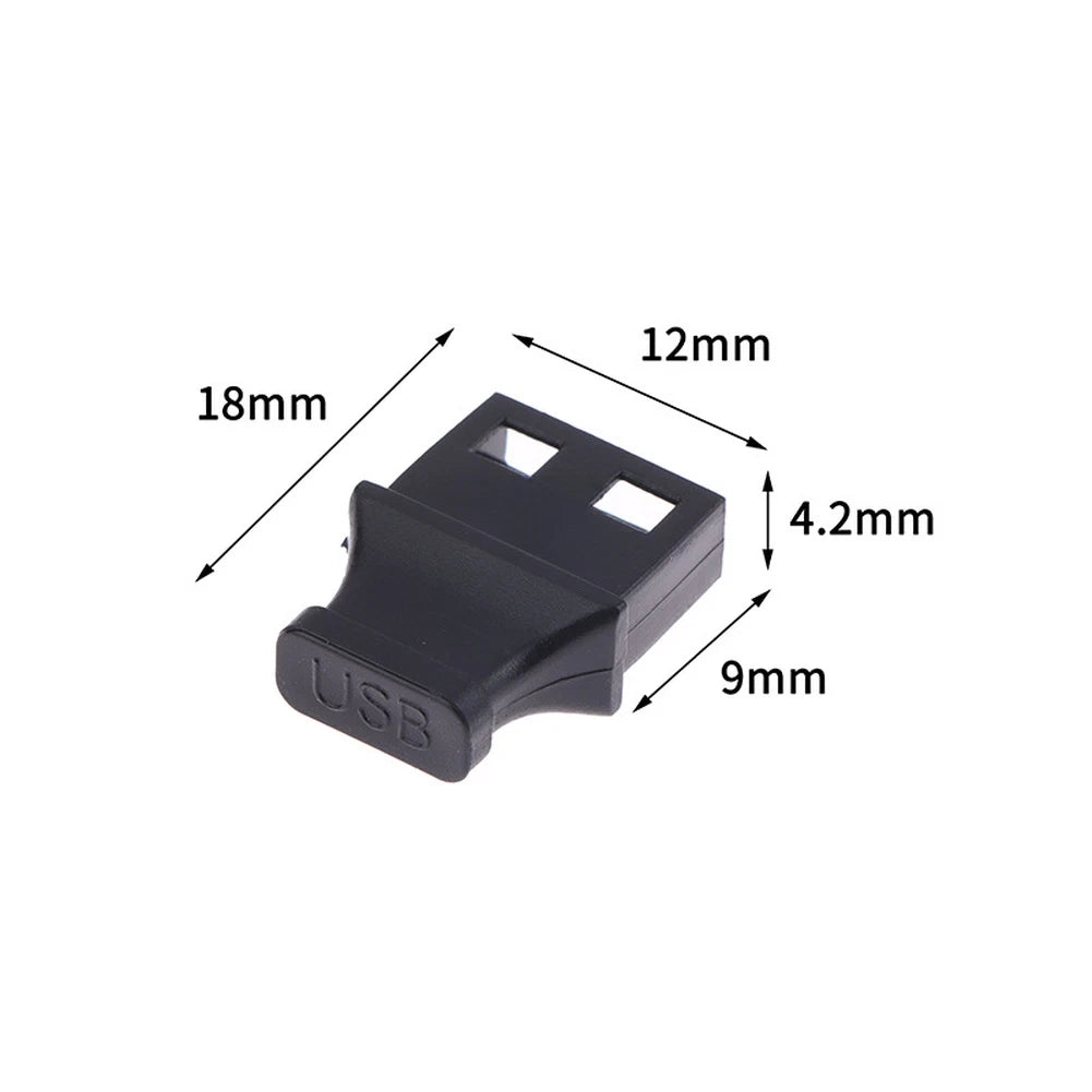 USB Dust Cover for Female USB 2.0 3.0 Ports (10 Pack)