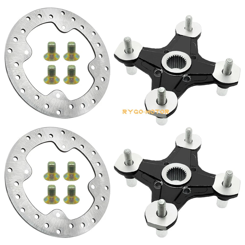 2 Wheel Hubs & Brake Rotors for Can-Am Outlander 500 650 800 850 1000 (2015–2023)