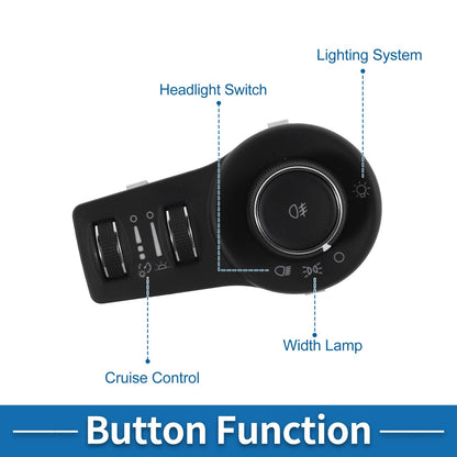 Headlight Switch for Jeep Cherokee (2014–2017) No.68159551AA/68159551AB/68159551AC