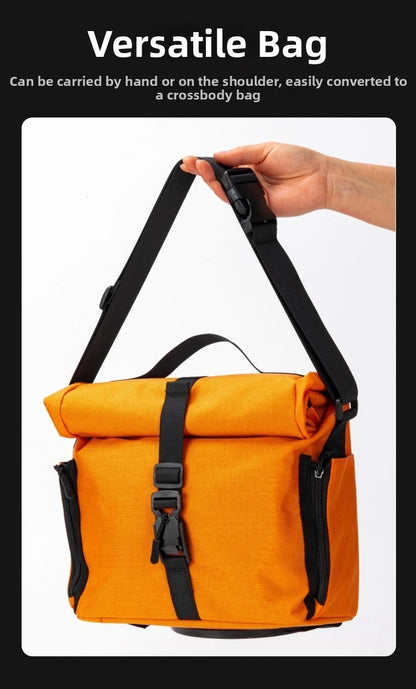 Oxford Fabric Front Bag with Pig Nose Mount for Brompton and Dahon Bikes