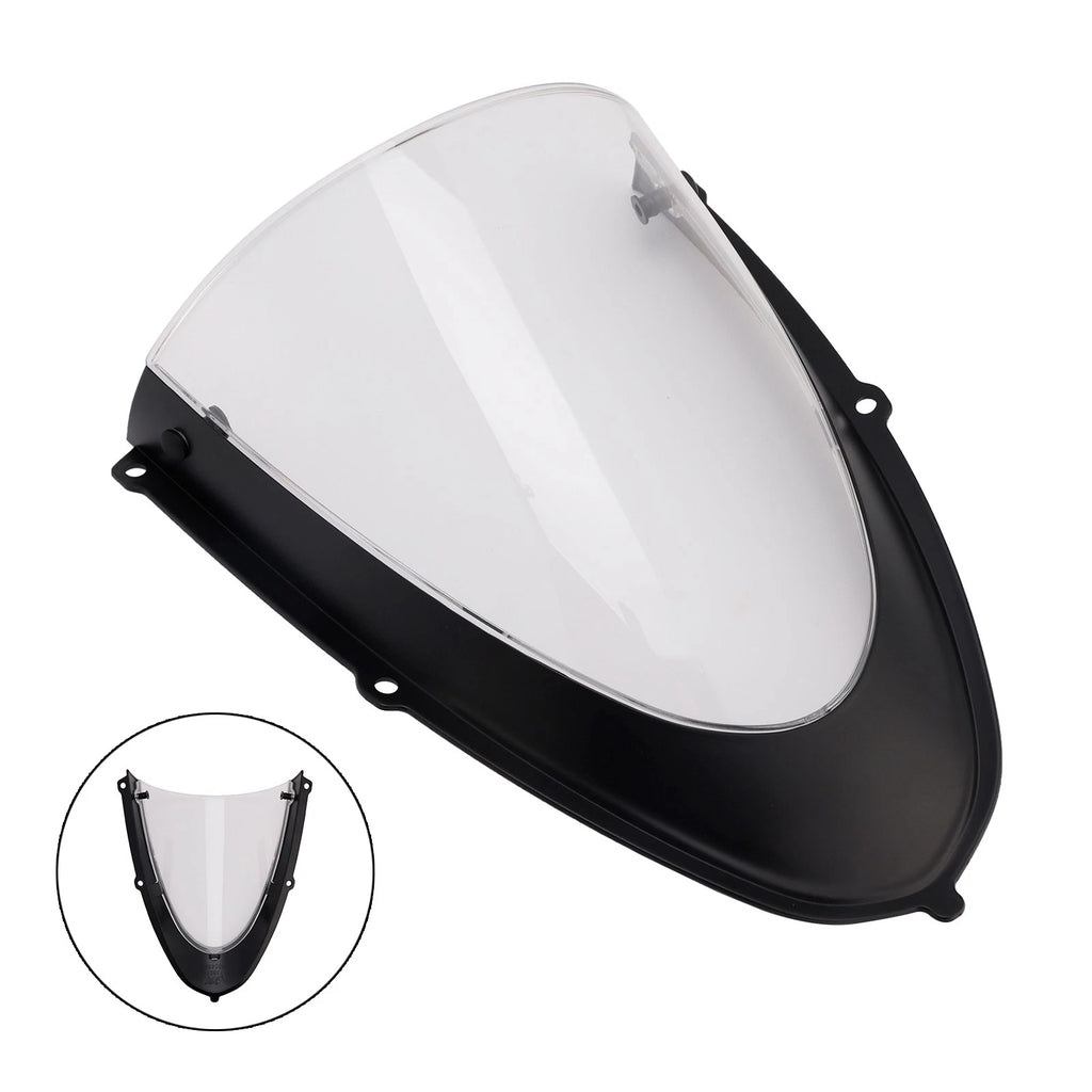 Headlight Fairing Windshield for Aprilia RS 660 (2020–2024) Matt Black + Clear