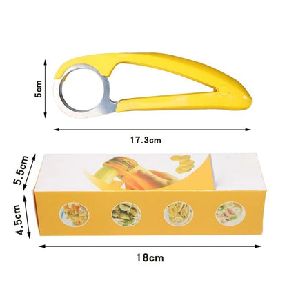 Banana Slicer Tool for Uniform Fruit Pieces in Kitchen