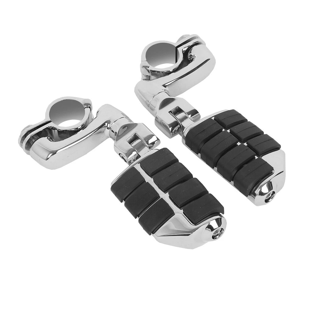 Foot Pegs for Harley Road King (1.25" 32mm Engine Bars)