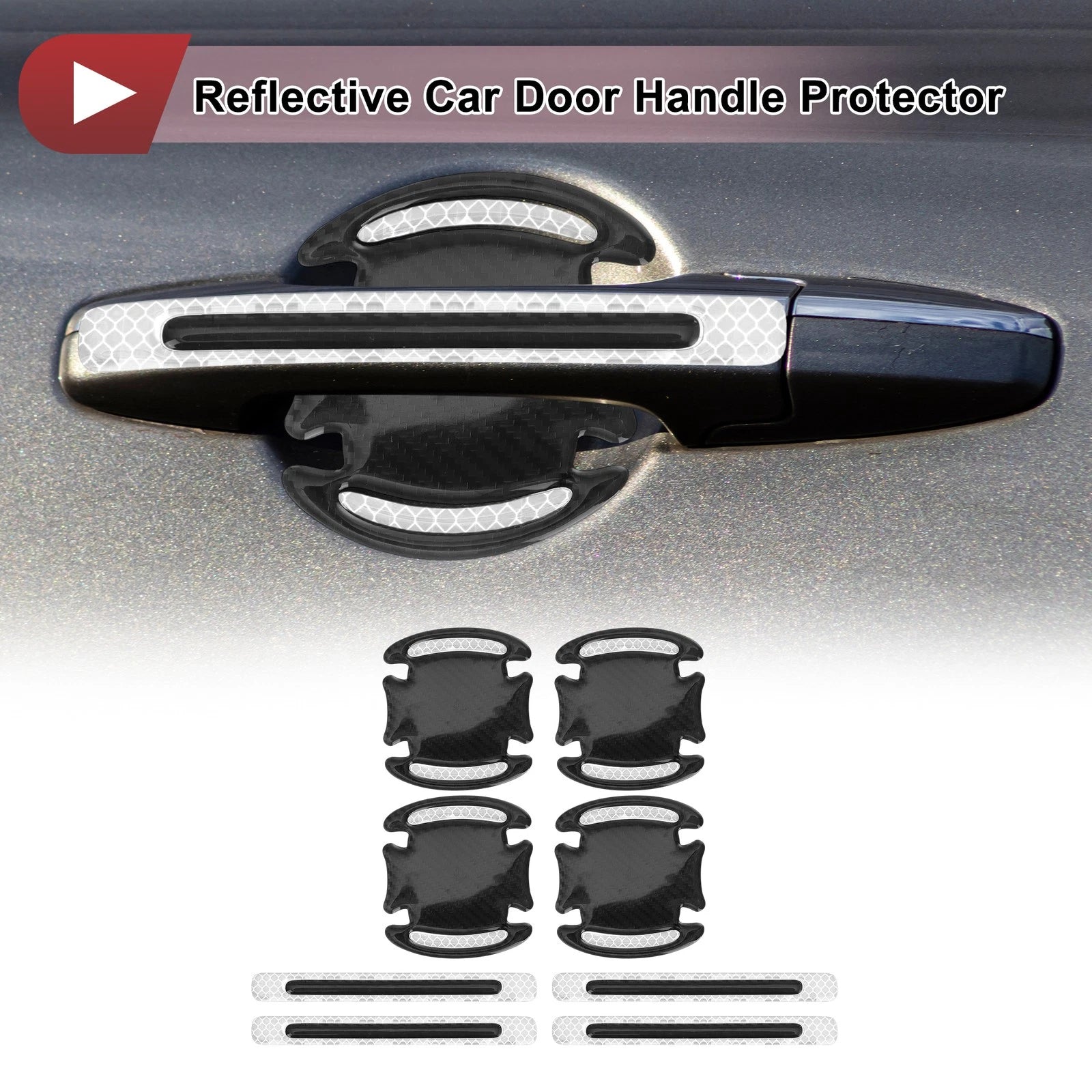 Reflective Door Handle Scratch Protector Film for Car