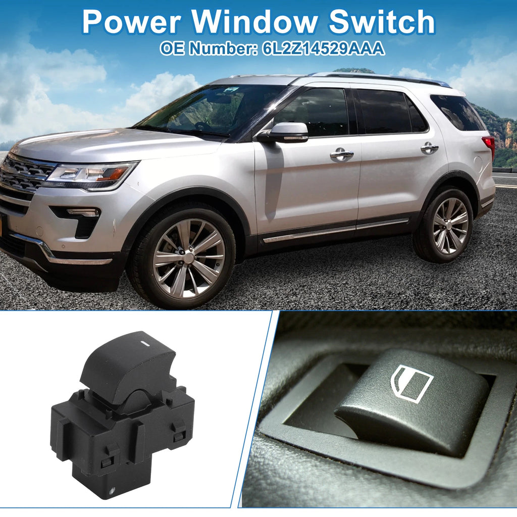 Front Side Power Window Switch for Ford Edge, Expedition, Explorer (2007–2014) No. 6L2Z14529AA