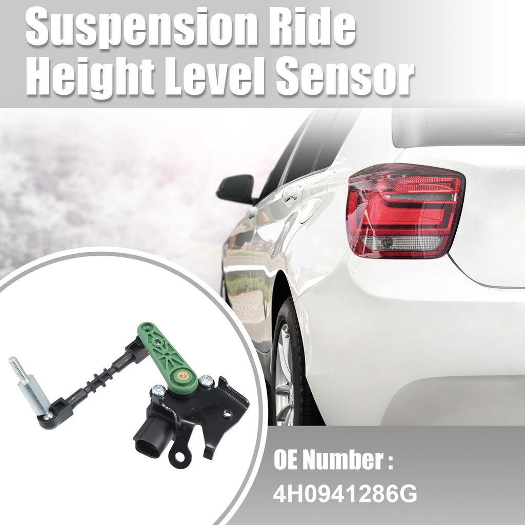 Front Right Height Level Sensor for Audi A6 (2012–2018) 4H0941286G Black