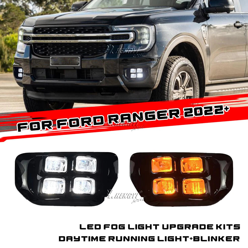 LED Fog Light Lamp with Turn Signal for Ford Ranger (2024–2024)