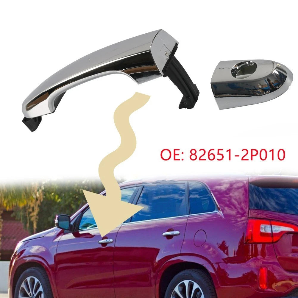 Front Left Driver Chrome Outside Door Handle for Kia (2011)