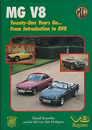 Mg V8 Book for RV8 MGB (1992–2013)