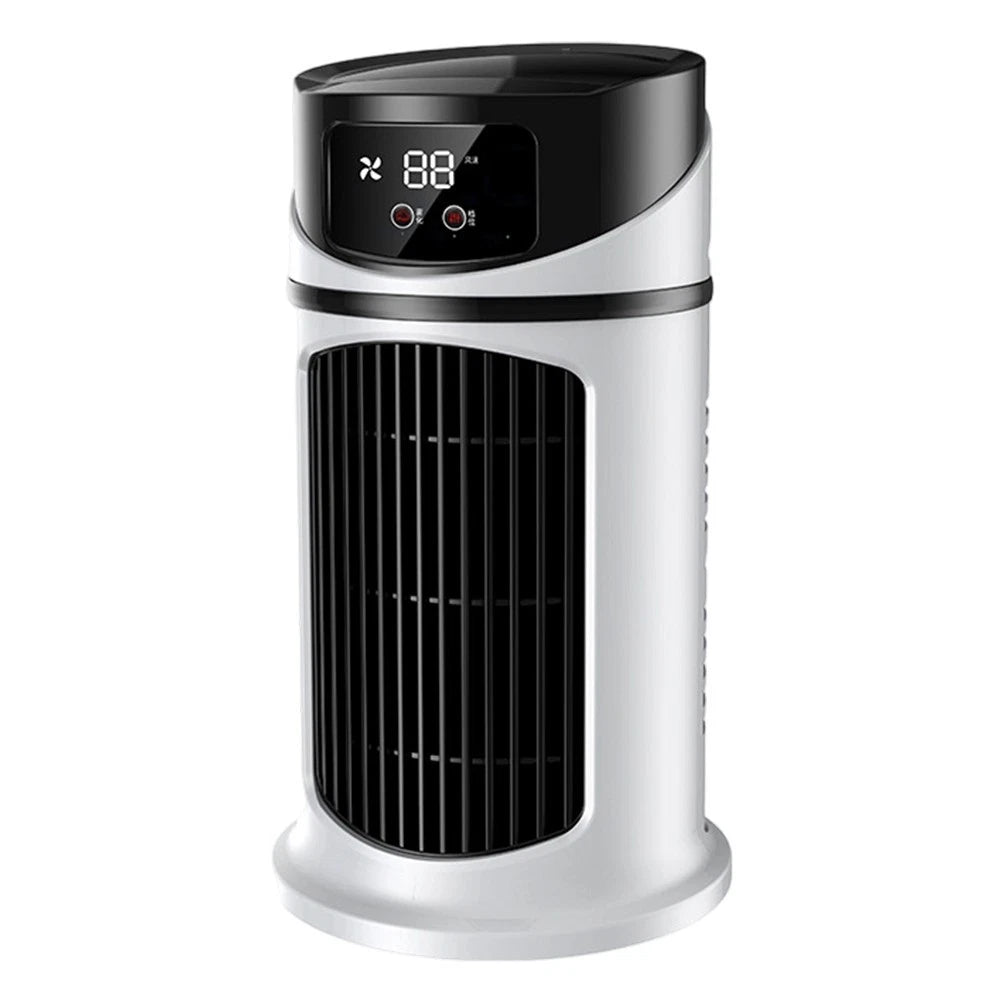 USB Rechargeable Misting Fan 6 Speeds Compact Air Cooler (24.5x15.5x15.5cm)