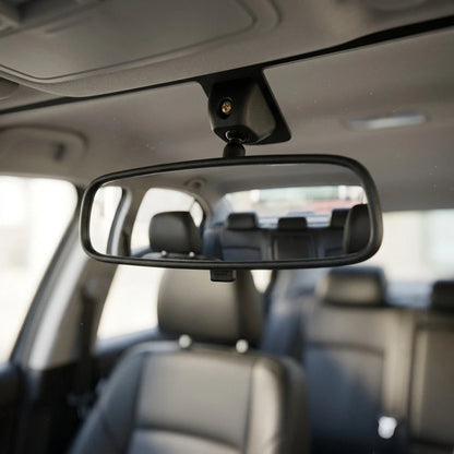 Day Night Mirror for Easy Installation (Black Finish)
