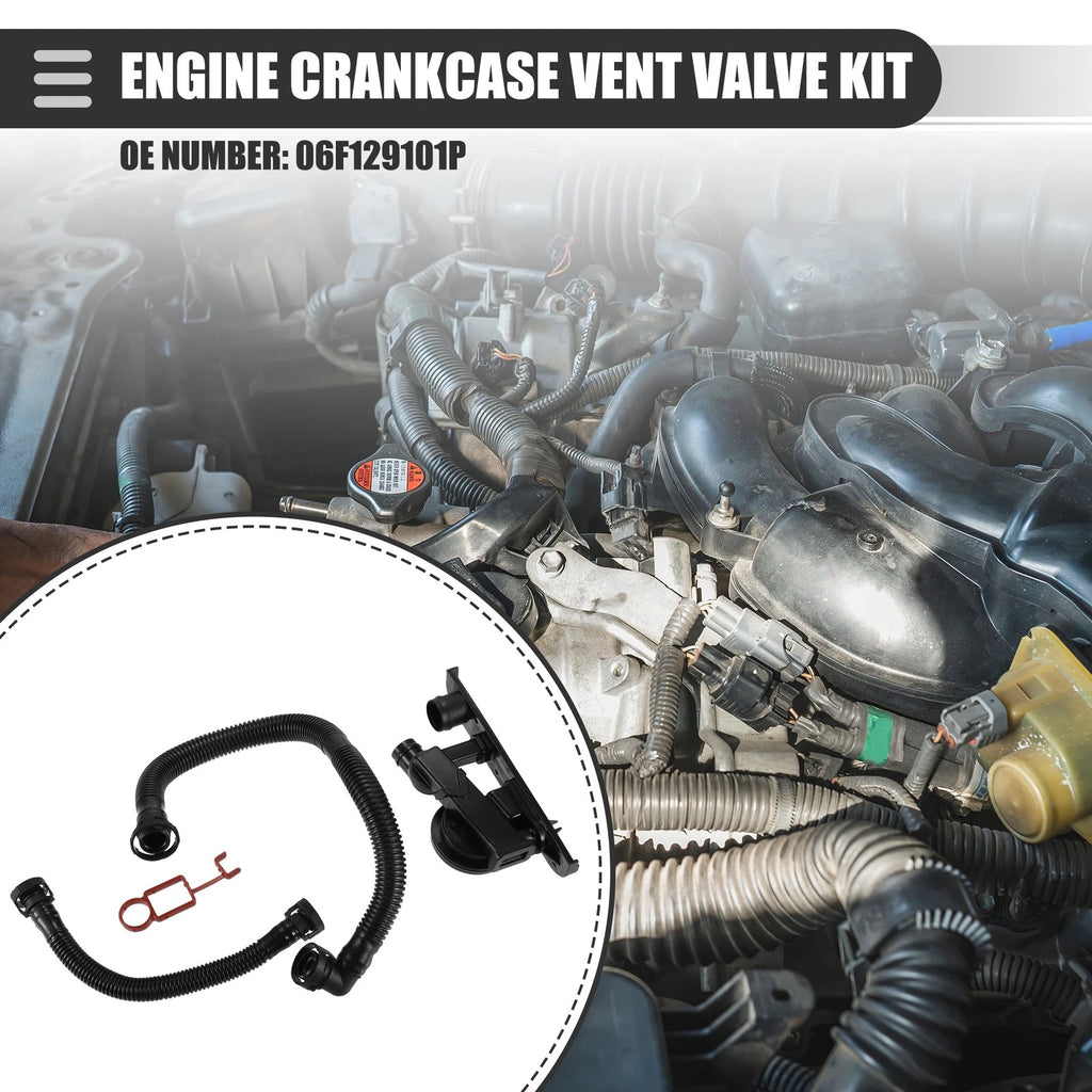 Engine Crankcase Vent Hose Kit for Volkswagen Rabbit (2006–2007)