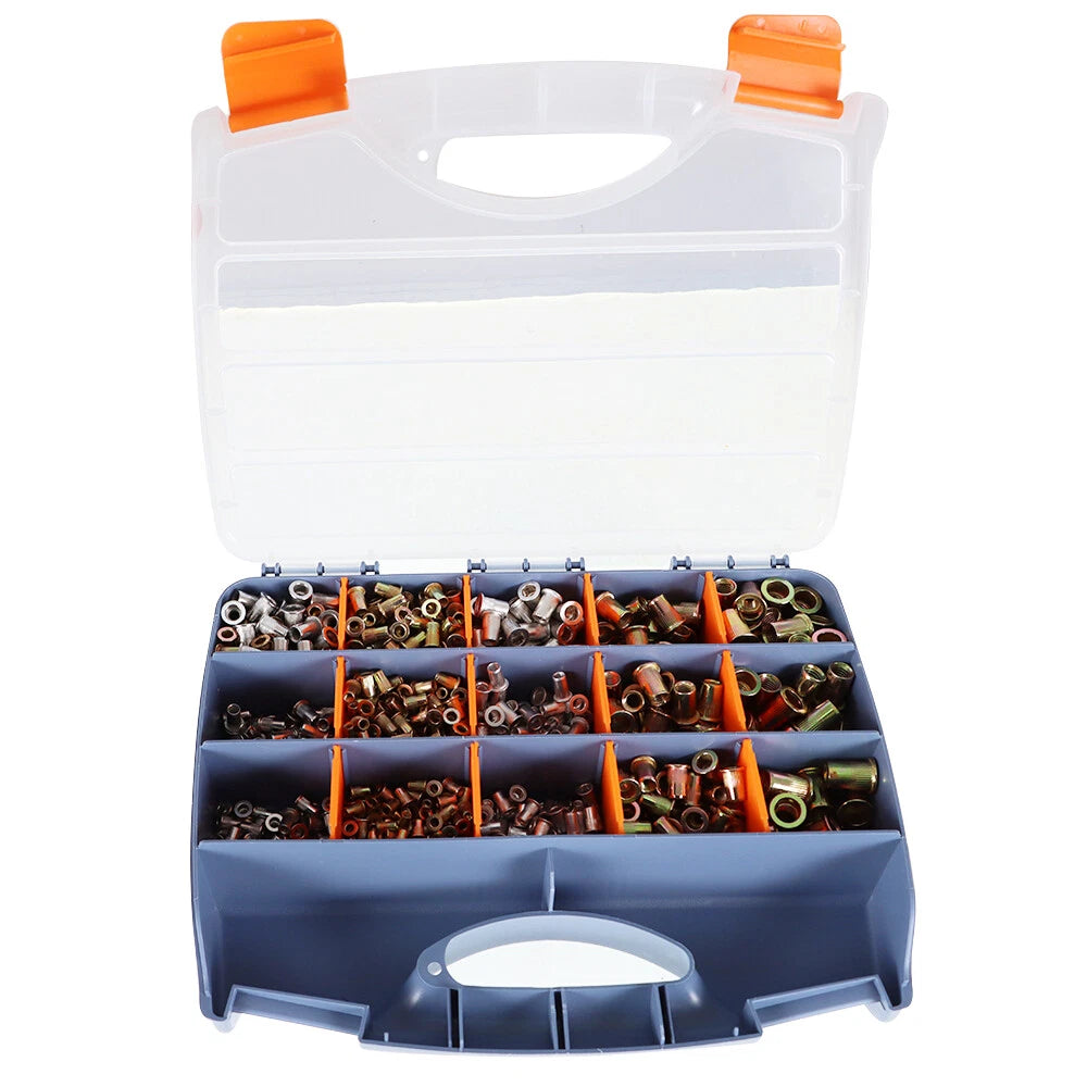 900PCS Rivet Nut Kit for M3 - M10 Nutsert Tool