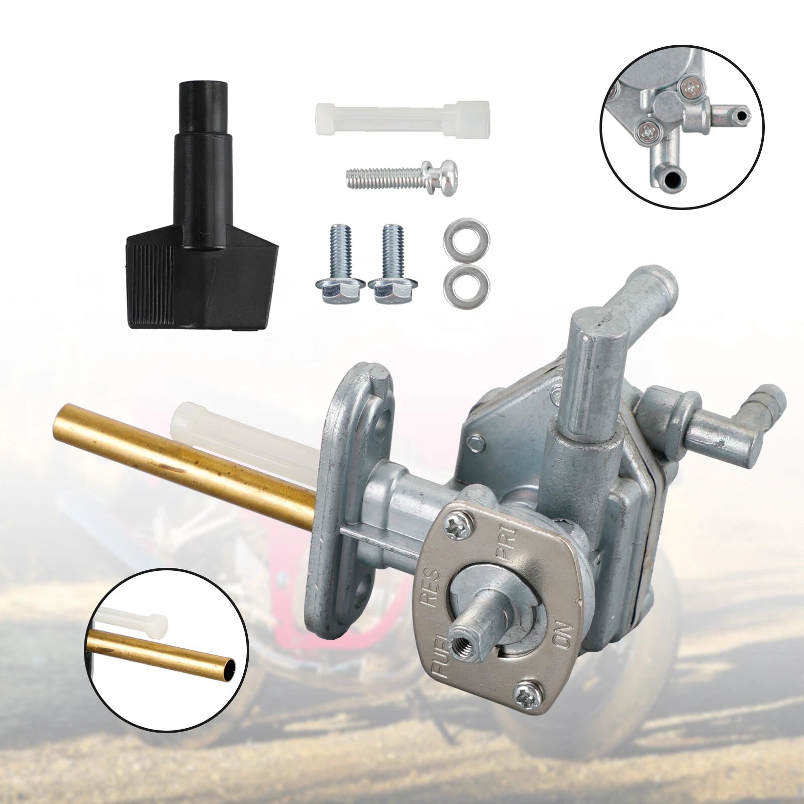 Gas Tank Fuel Cock Valve Petcock for Suzuki GSF600 GSF1200 (1995–2000) 44300-26E00 T9