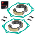 Set of 4 Brake Shoes Springs Gasket Kit for John Deere 650 670