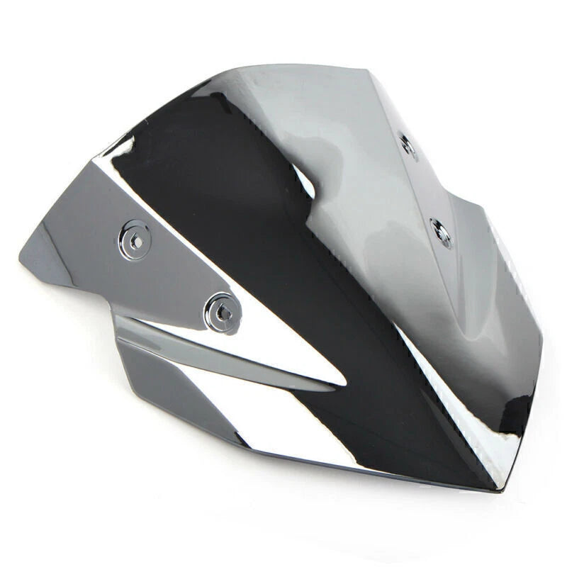 Motorcycle Windshield for Kawasaki Z400 (2018–2022) ABS Plastic Silver
