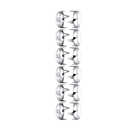100 Pcs 16mm Silver Dome Rivets for Leathercraft Projects