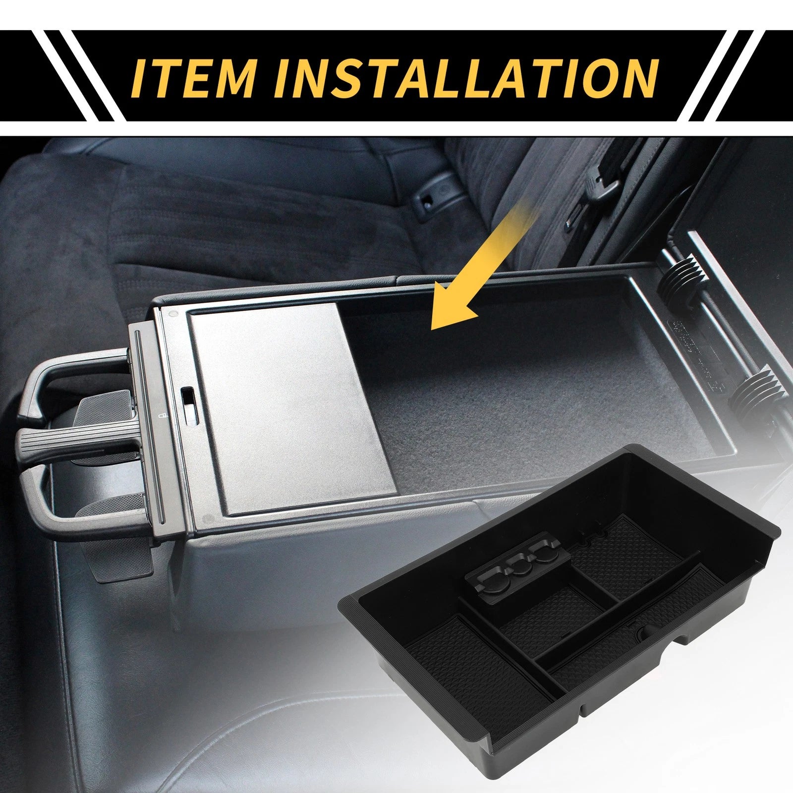 Center Console Organizer Tray Replacement for Chevy Silverado 1500 for GMC Sierra (2019–2024)