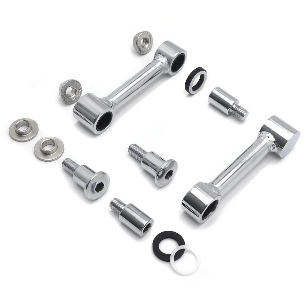 Chrome Front Fender Mount Bracket Kit for Harley Softail Springer FXSTS (1993–2006)