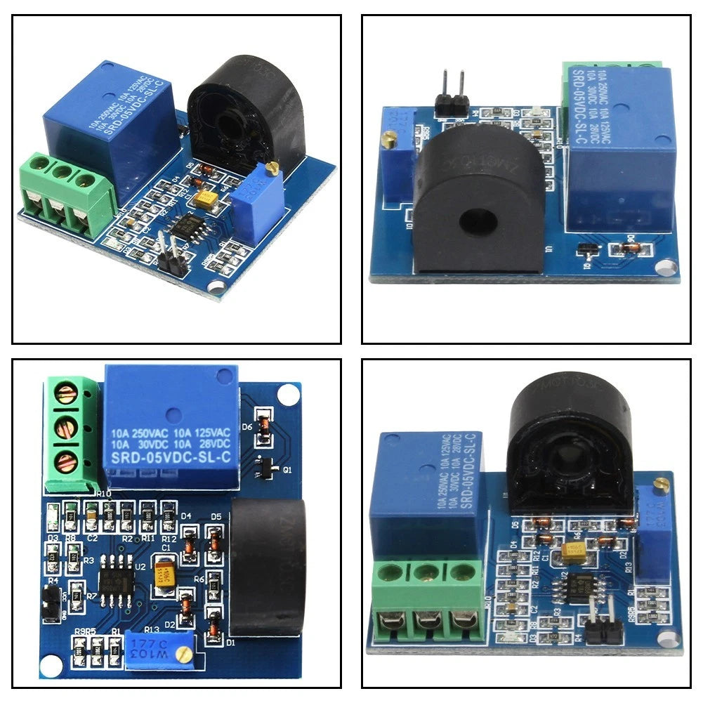 Automatic Disconnect AC Current Sensor 5A NO/NC Relay Contacts