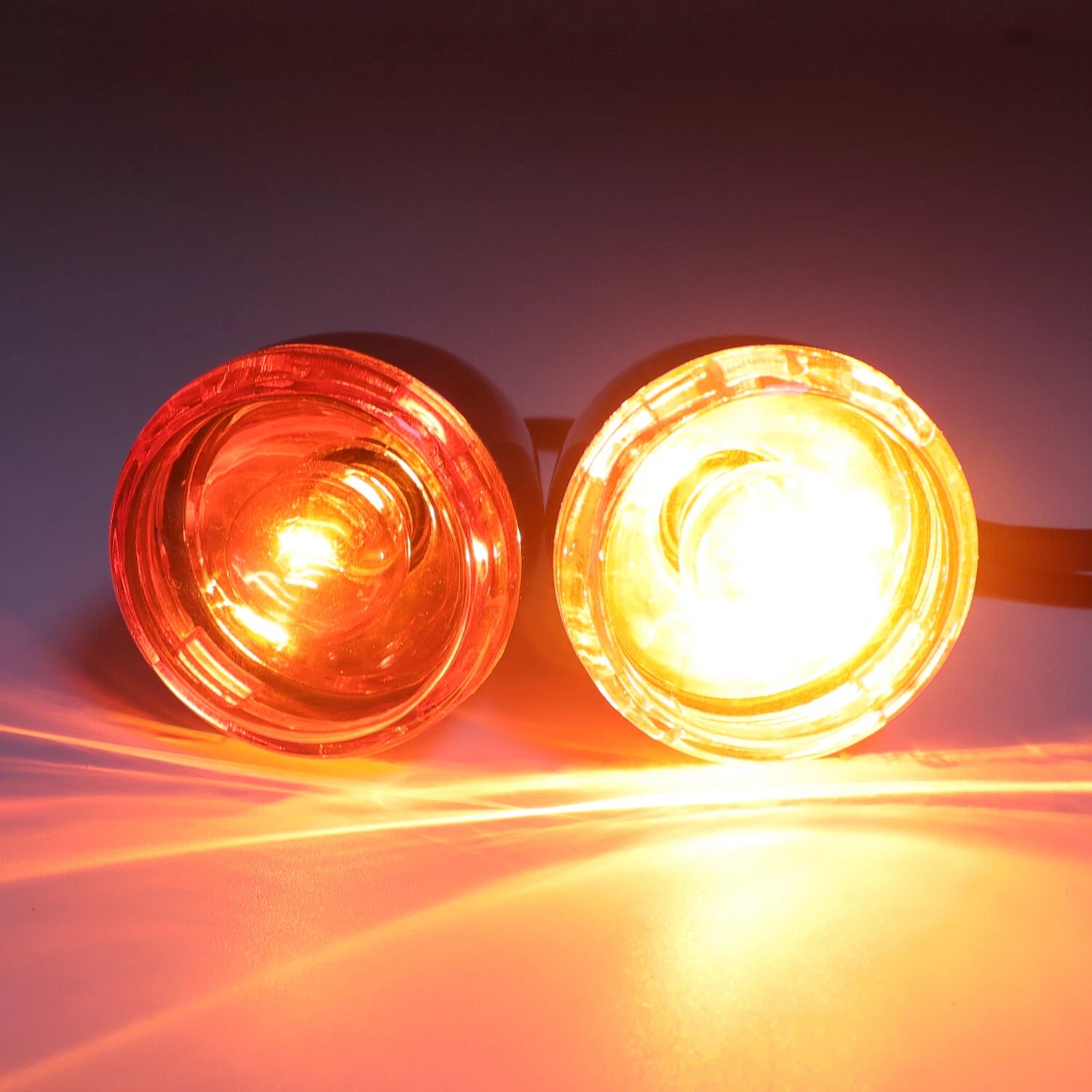 Amber Rear Turn Signal Light Indicator for Harley FXD FXDC (2002–2017)