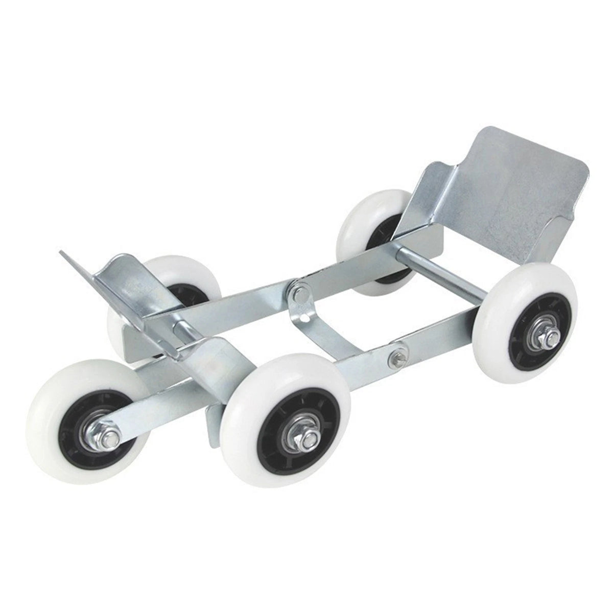 Rubber-Wheeled Steel Booster for Motorcycle and EV Flat Tire Movement Tool