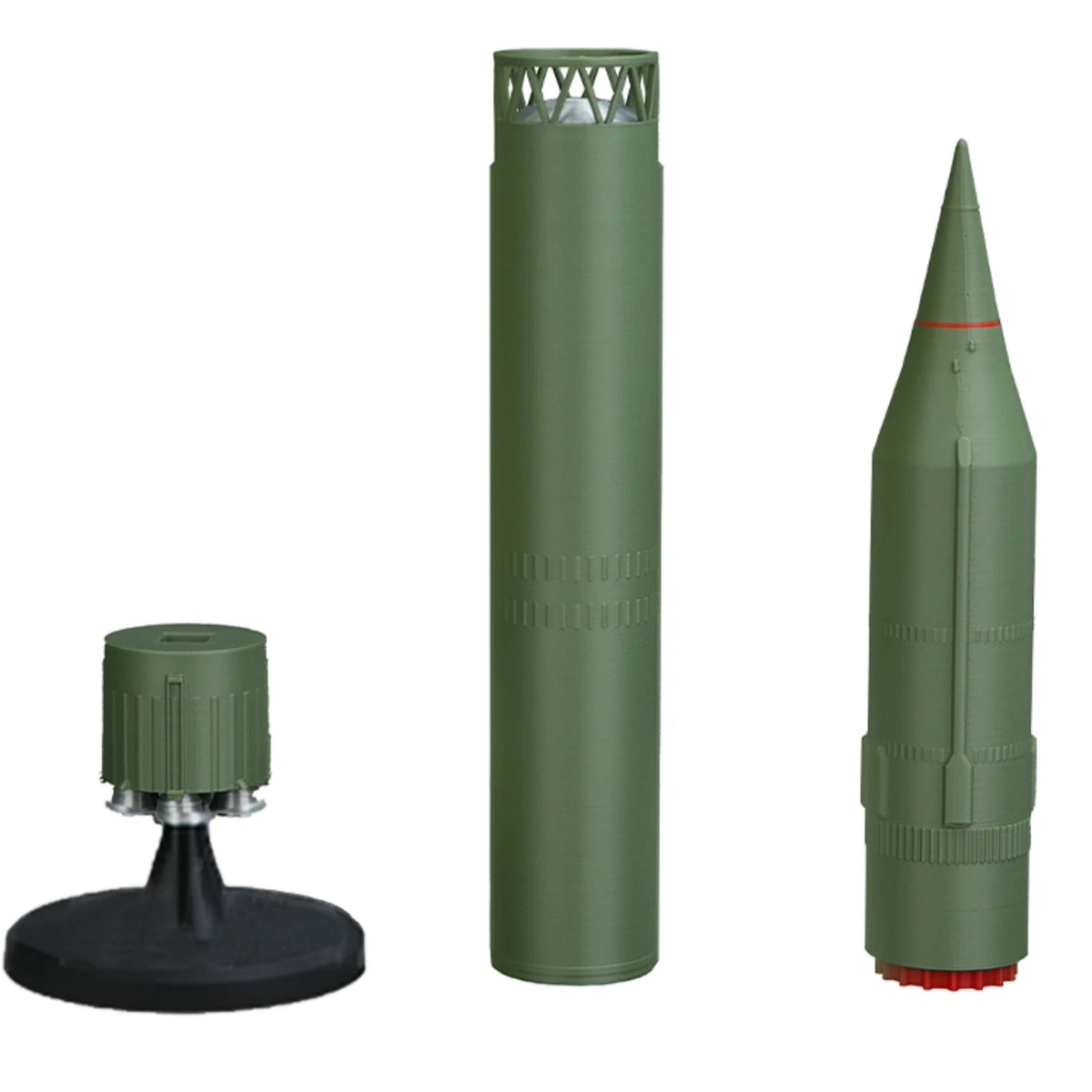 PLA Plastic 3D Printing Model for Dongfeng-5C ICBM (1/72 Scale)