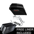 Saddlebag Speaker Lid Conversion Bracket for Harley Softail (1984–2017)