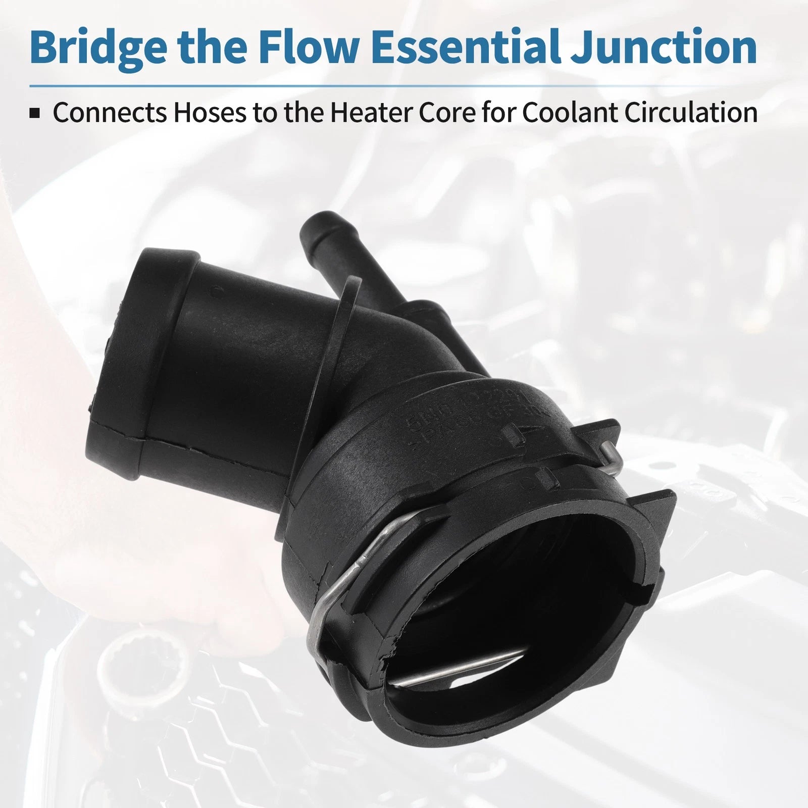 Engine Coolant Hose Connector Replacement for Volkswagen Tiguan (2009–2017)