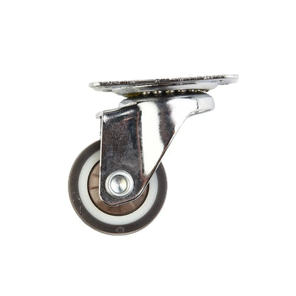 Set of 4 Rubber Caster Wheels for Moving Accessories (25mm)