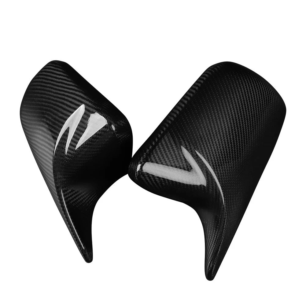 Carbon Fiber Side Door Mirror Cover Cap for Ford Mustang (2015–2024)