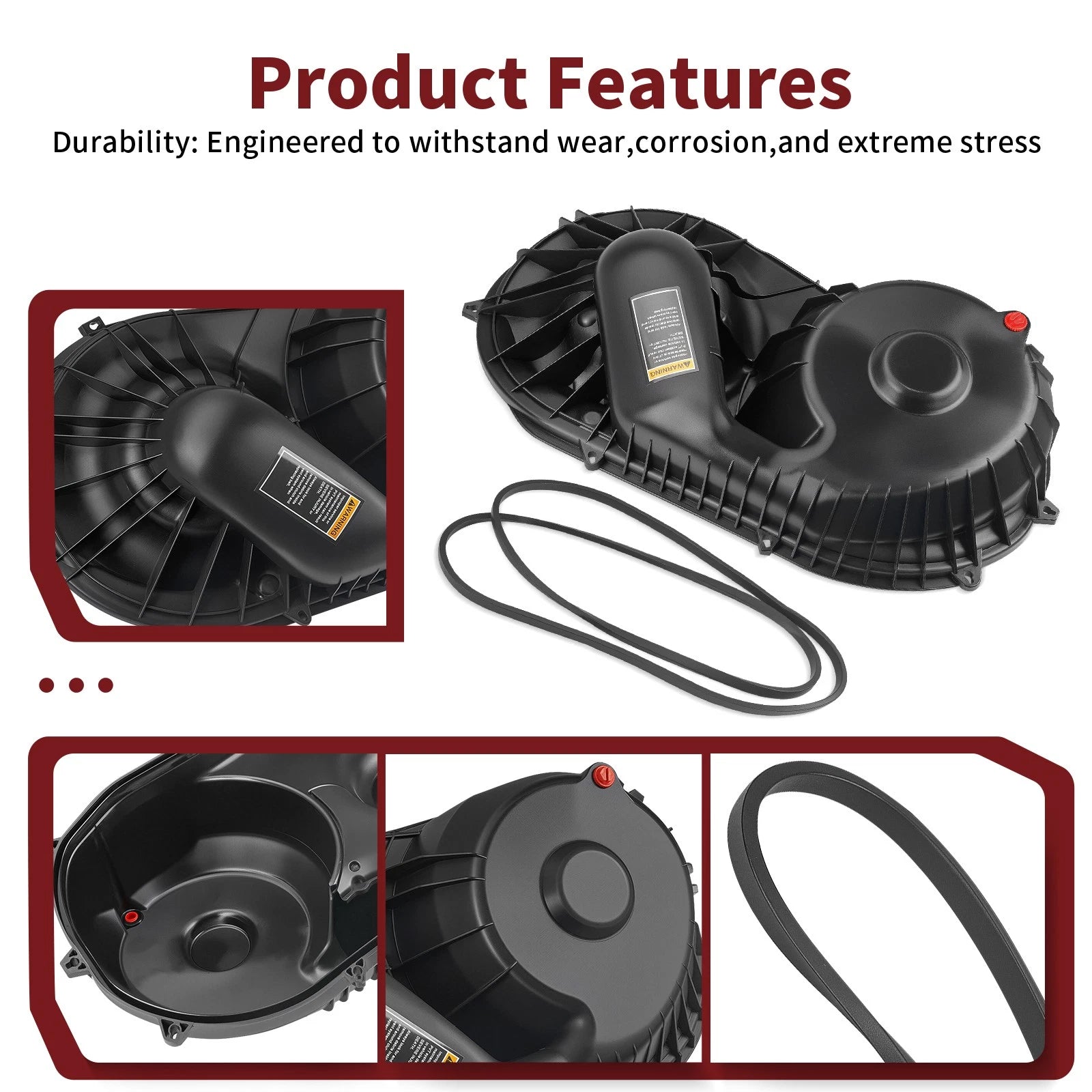 Outer Clutch Belt Cover Housing Seal for Polaris Ranger 1000 Crew XP (2022–2025)