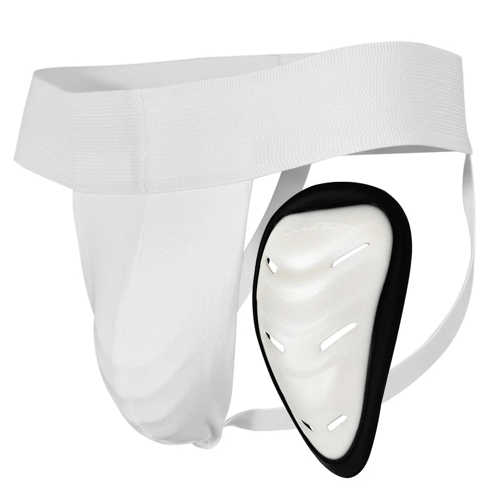 Elastic Groin Guard for Boxing Sanda MMA Taekwondo (No Part Numbers)