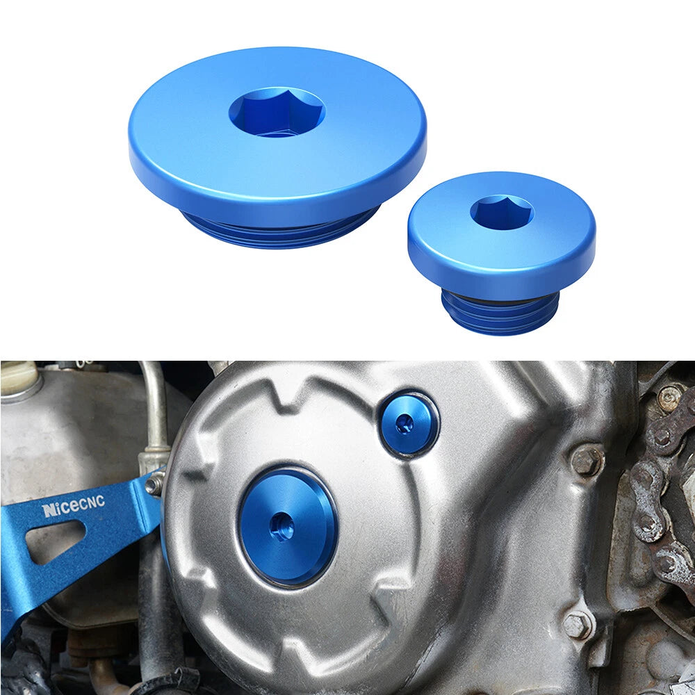 CNC Billet Engine Cover Plug for Yamaha YFZ450 (2004–2009, 2012–2013)