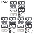 Set of 3 Carburetor Overhaul Kits for B&S Lawn Mowers (797890, 499812, 699734)