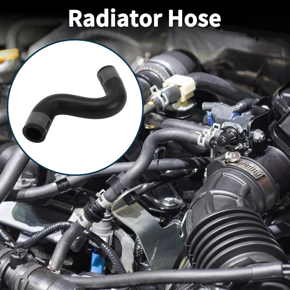 Radiator Hose for Porsche Cayenne (2009) No. 95510632210 Rubber