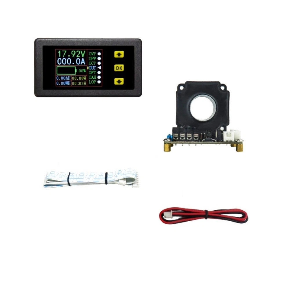VAC9010H Hall Effect DC Coulomb Meter with Color LCD and Bidirectional Current