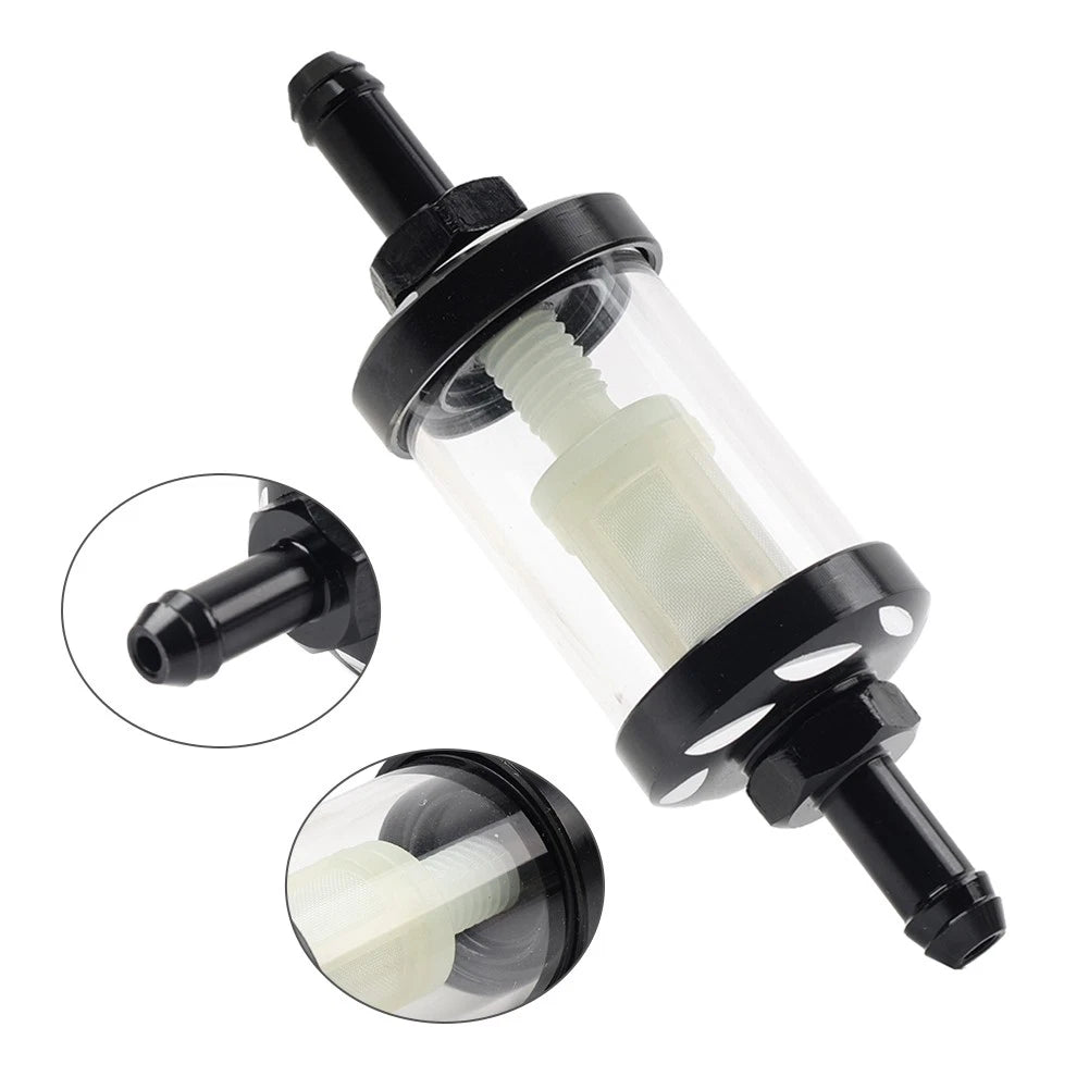 Inline Reusable 8MM 5/16 Motorcycle Gas Fuel Filter