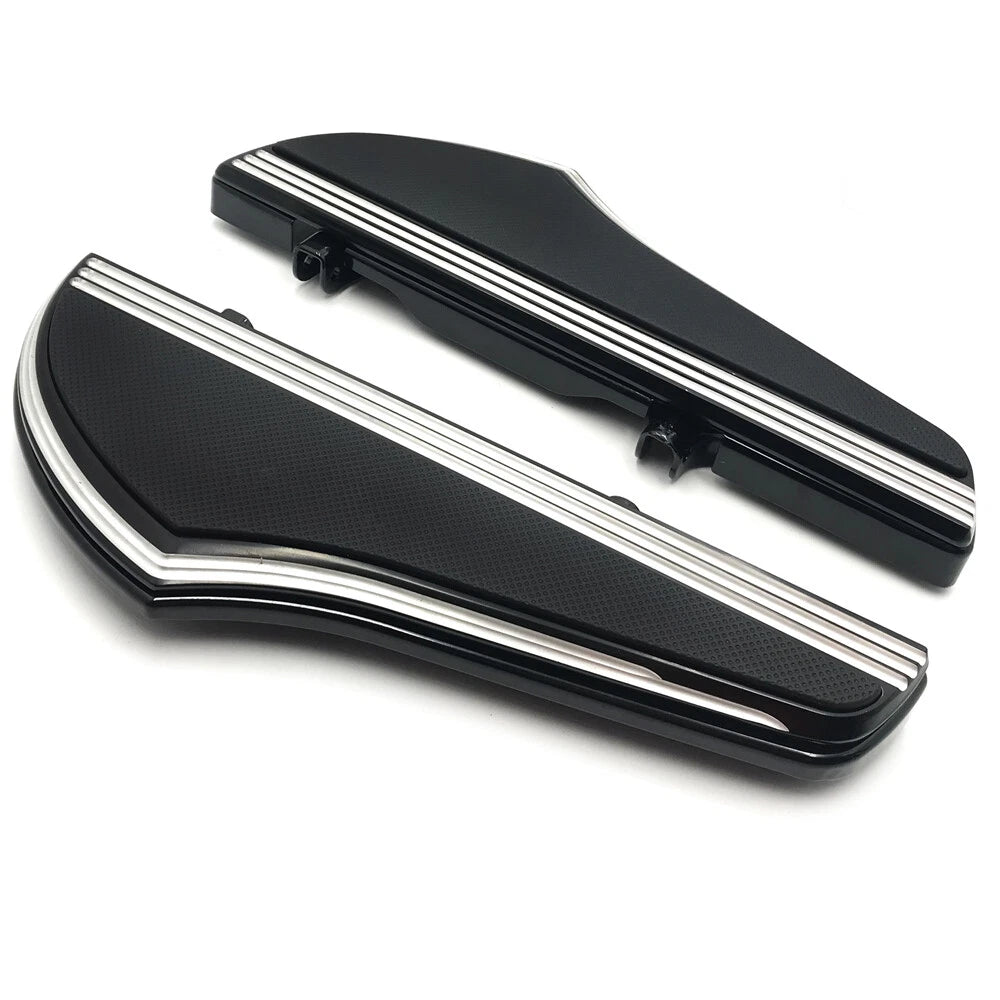 Shark Fin Defiance Footboard Set for Harley Dyna (2012–2016) Softail (2000–2017)