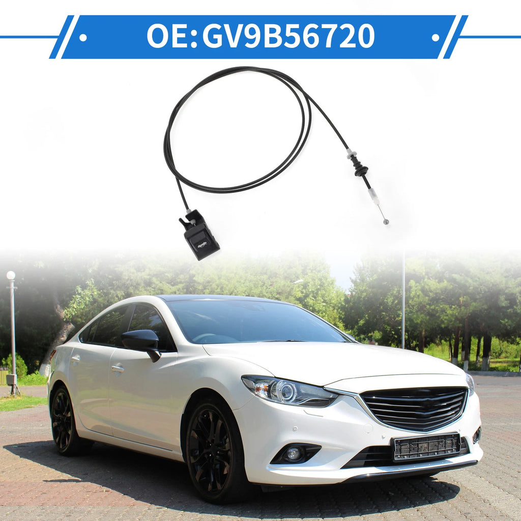 Hood Release Cable Hood Latch Replacement for Mazda 6 (2013–2019)