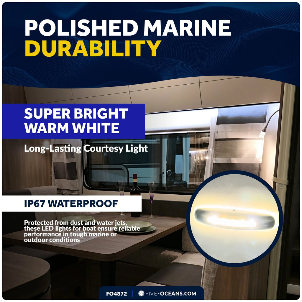 2X LED Boat Courtesy Light for Five Oceans (12V) - FO4872