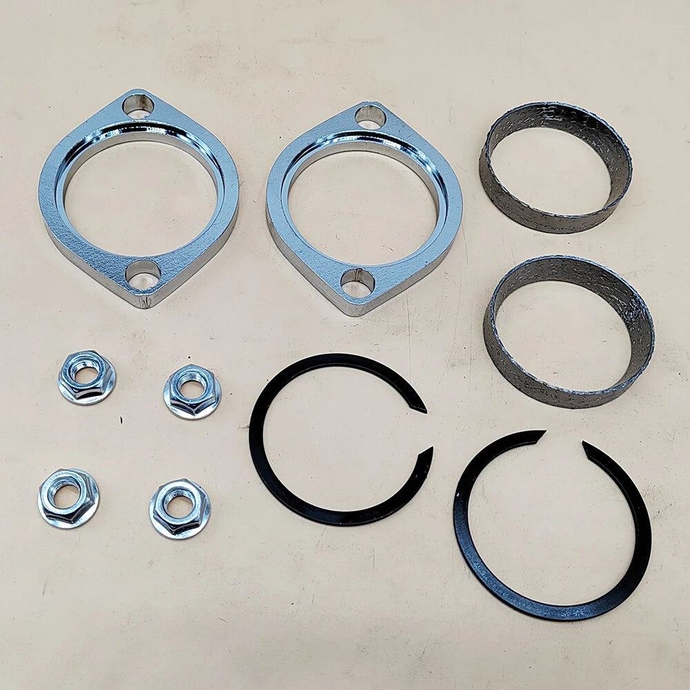Exhaust Flange Install Kit for Harley Big Twin (Pair)