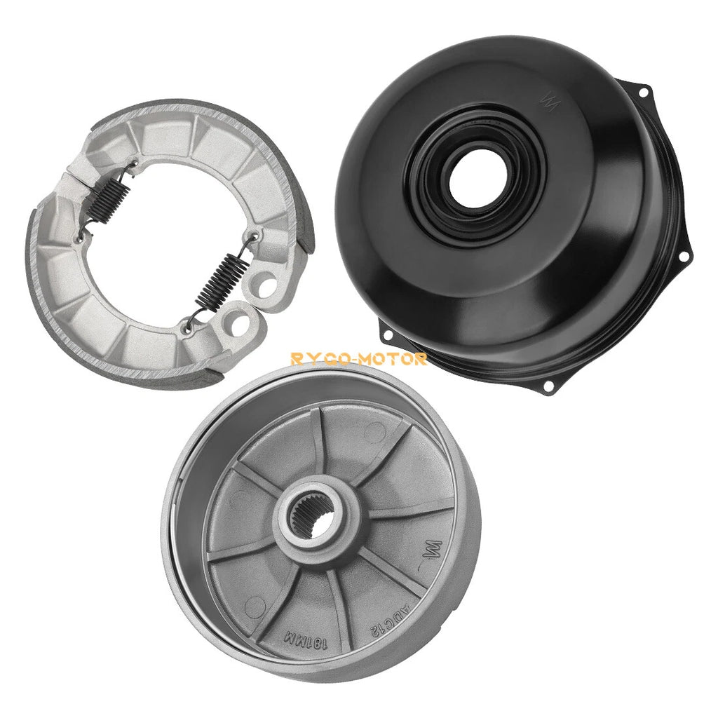 Rear Brake Drum Hub Plate Cover Bearing Seals for Honda Rubicon 500 (2001–2014)